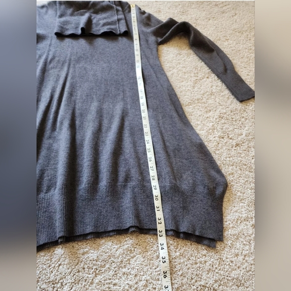 Patrizia Luca Milano Womens Size Small tunic Taupe/Gray Turtleneck Sweater Dress - Picture 5 of 6